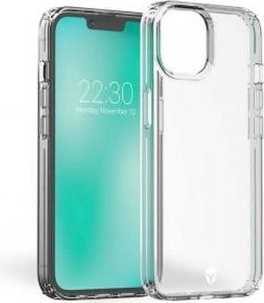 Force Case, Hülle für Apple iPhone 13 / 14 Verstärkte FEEL Herkunft Frankreich, Transparent