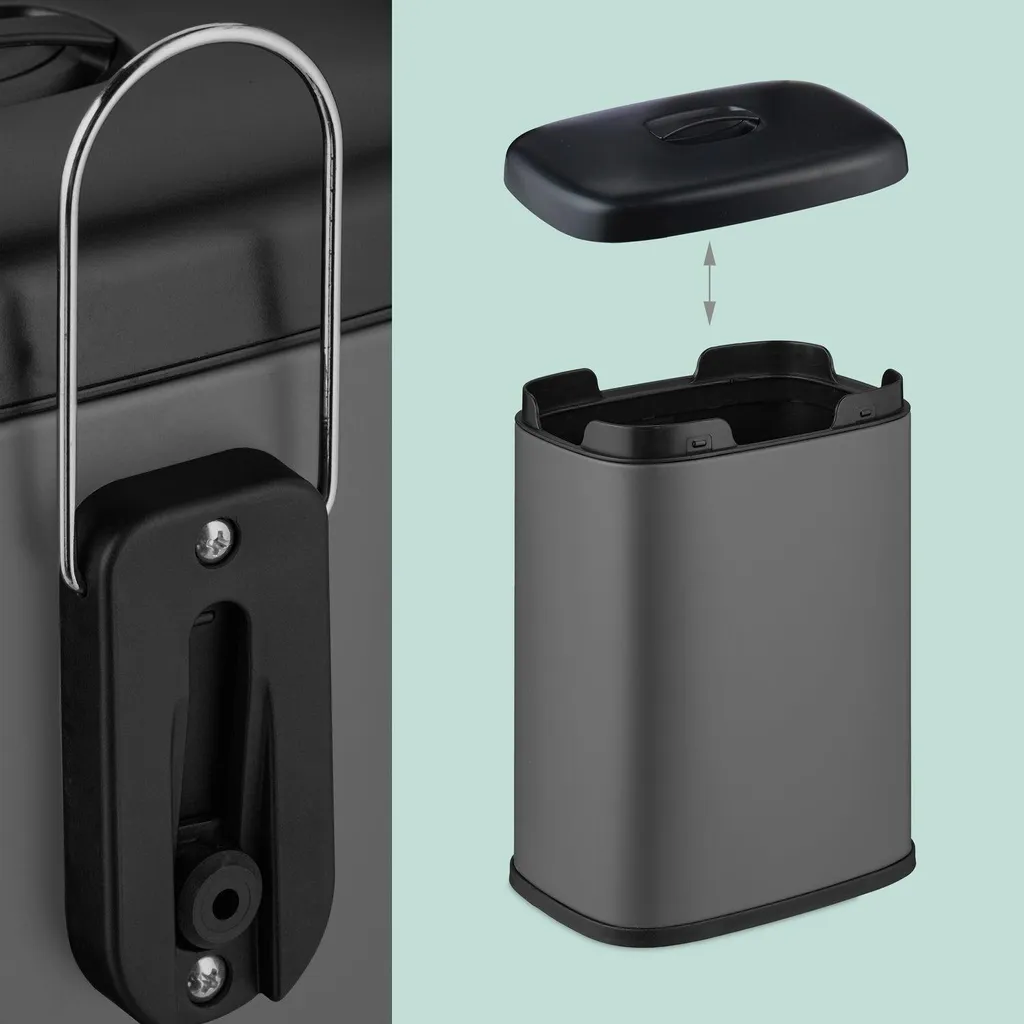 Poubelle murale anti-odeur 5 L - Solution pour sols encombrés et petits WC