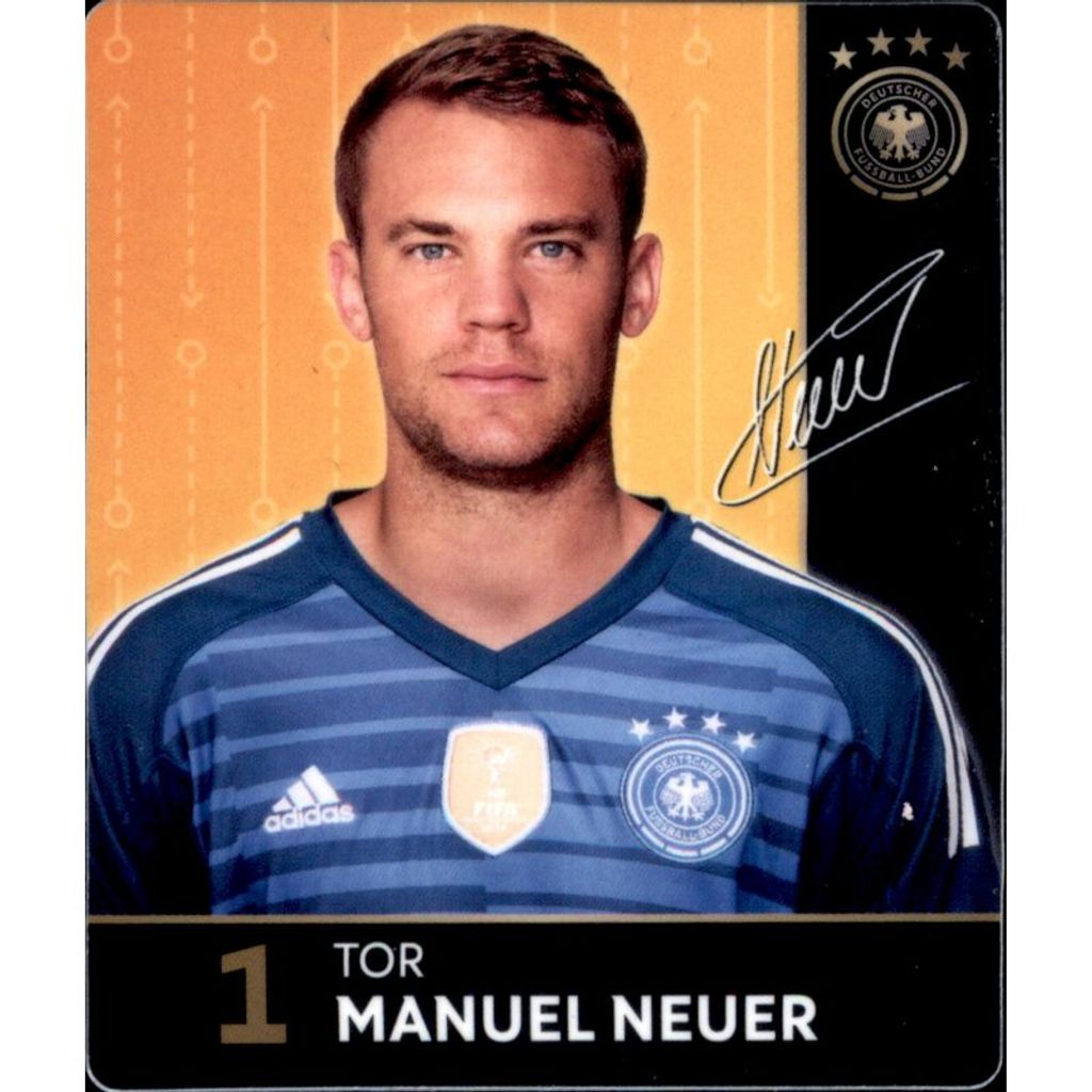 1 - Manuel Neuer - REWE WM18 Sammelkarte Produktbild 