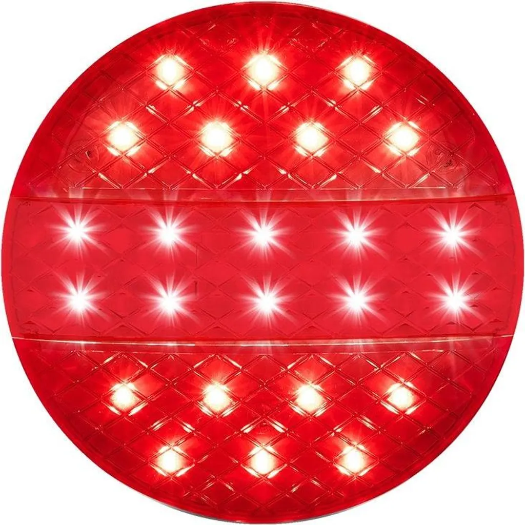 Fanale Posteriore Rotondo LED 140mm 12-24V STF - Offerta Speciale Ricambi