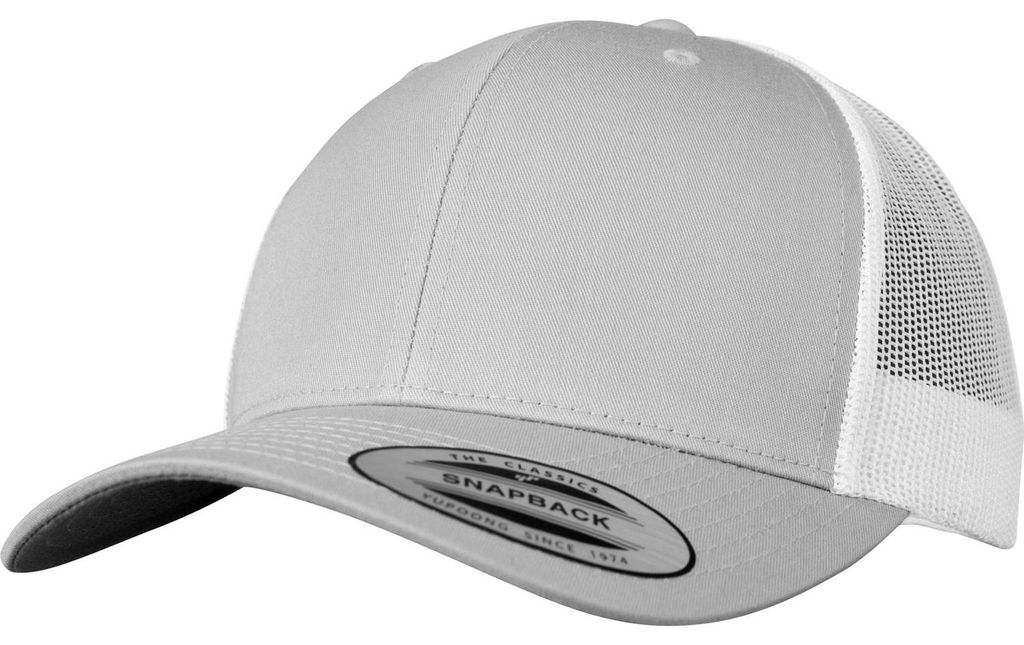 Retro Trucker 2-Tone Cap,silver/white Produktbild 