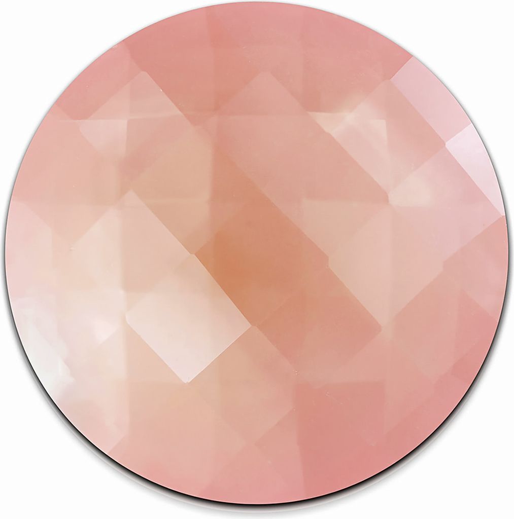 Amello Coinsschmuck rosa 30 mm Einleger Kunststoff Coin Acryl Damen ESC708A