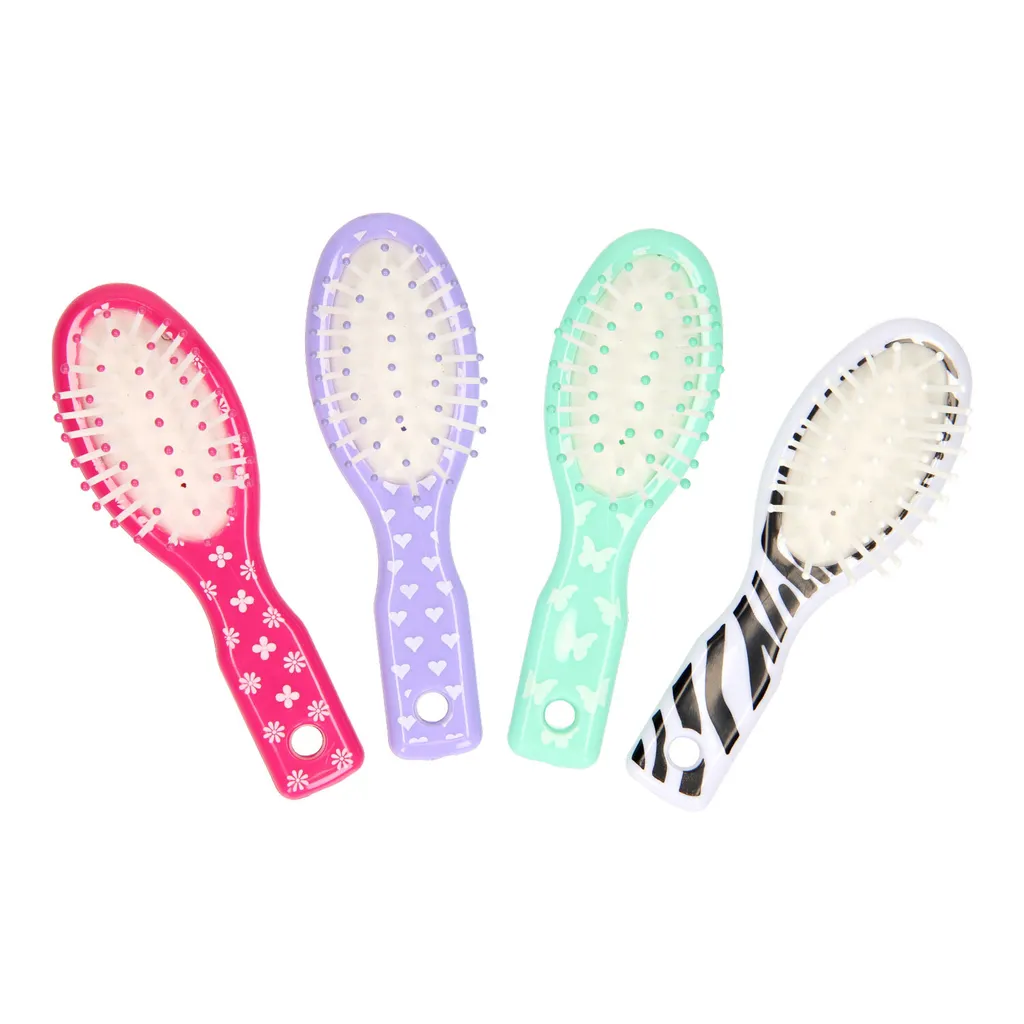Mini Spazzola per Capelli 12,5 cm | Spazzolina da Borsa Professionale