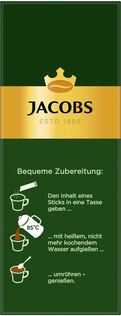 JACOBS Krönung löslicher Kaffee 8 x 20 Getränke Sticks Produktbild 7