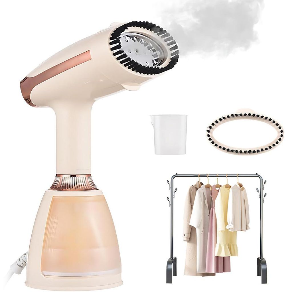 Dampfglätter Hand Reisedampfer 25 g/min Dampfleistung, 320ml abnehmbarer Wassertank Hand-Kleidungsdampfer Kleidungseisen 1500W