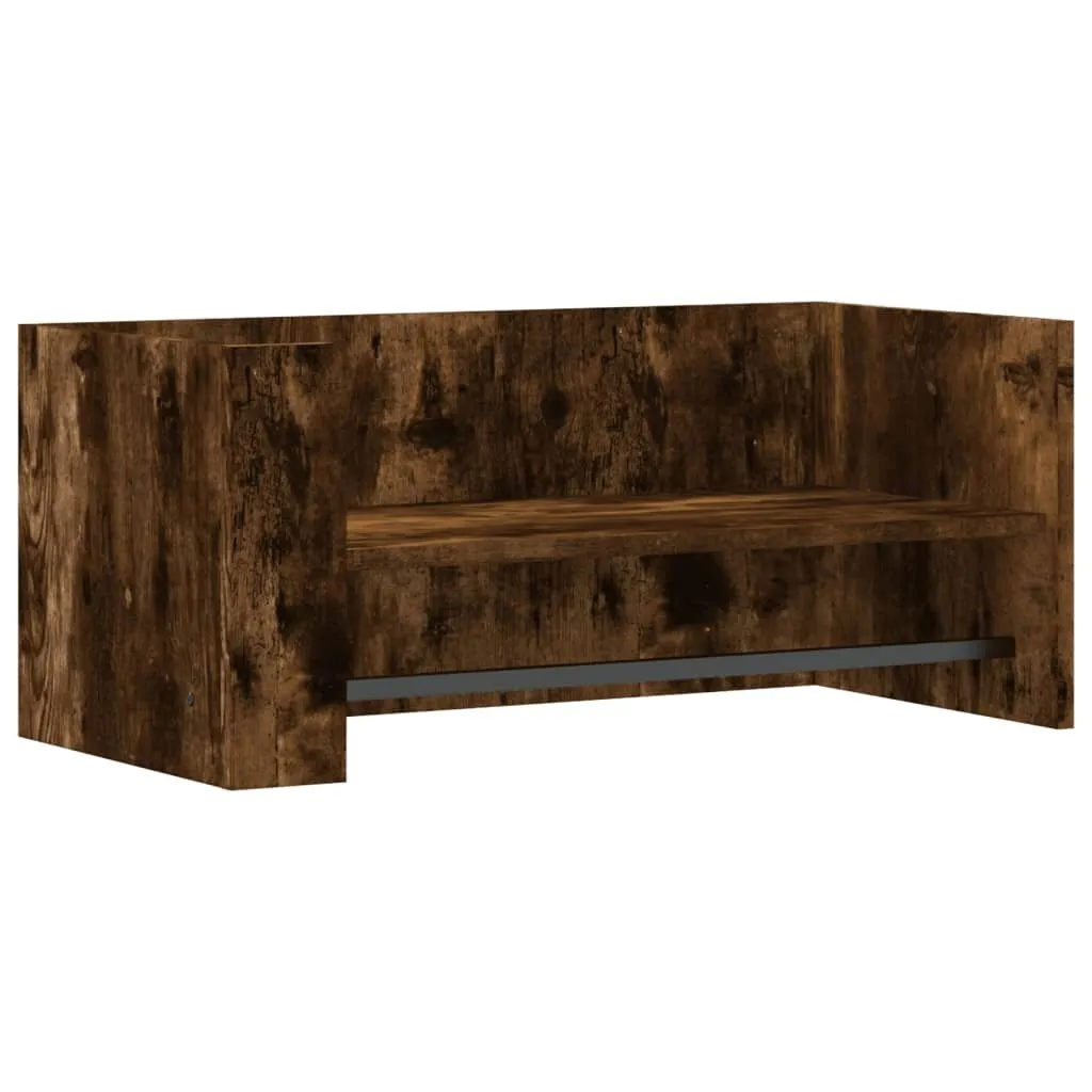 vidaXL Mensola Rovere Fumé 70,5x35x30,5 cm | Scaffale Parete Design