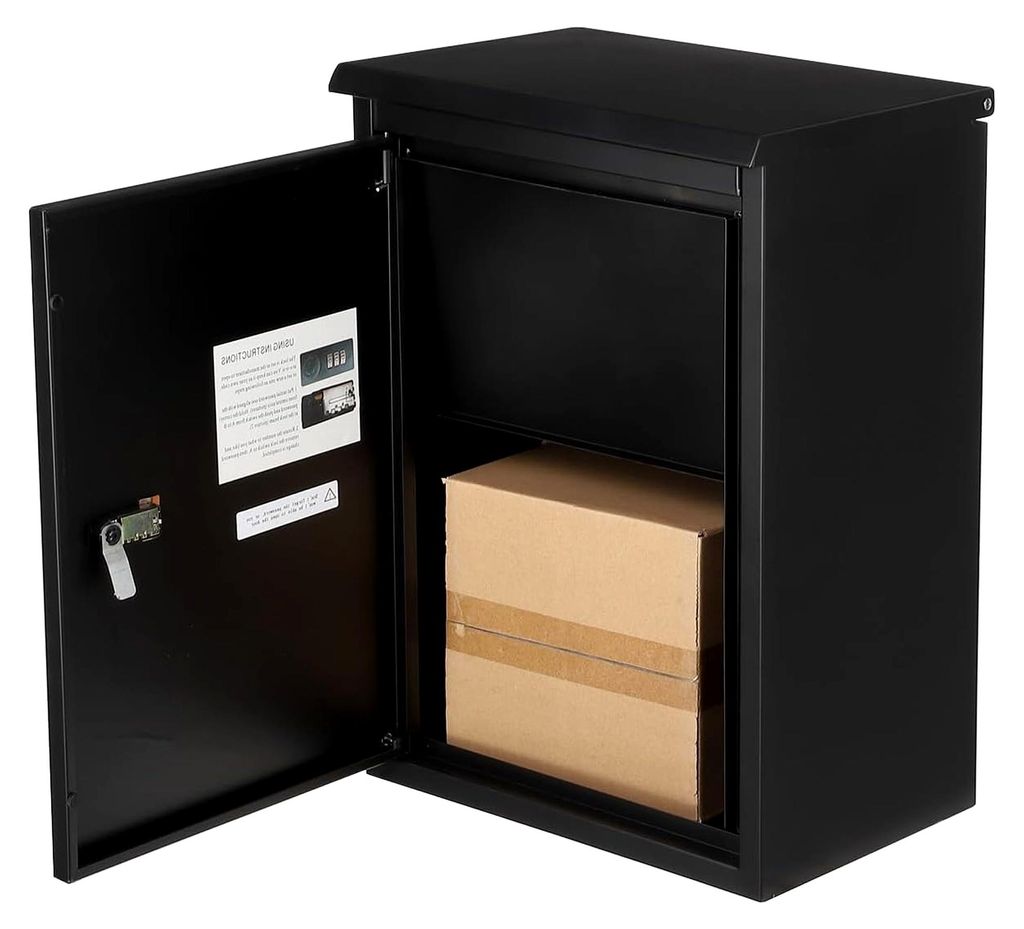 Wandmontierte Paketbox mit Paketfach und Diebstahlschutz