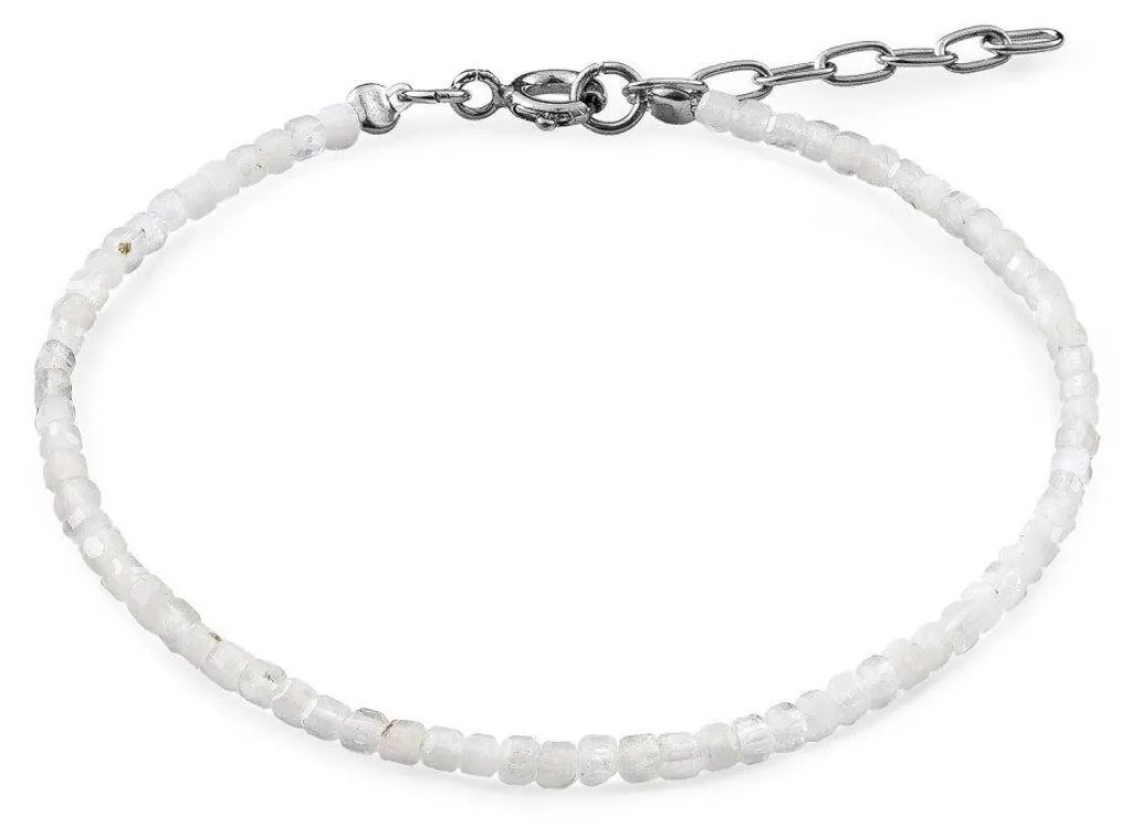 Bracelet pierre de lune AJKNR012 - Finir avec les bijoux synthétiques