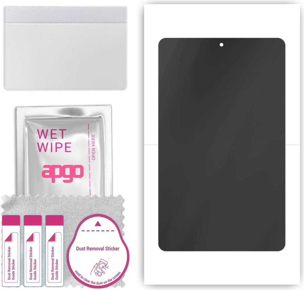 apgo Hydrogel Blickschutzfolie, Matt, kompatibel mit Honor Pad 5 8, Privacy Displayschutzfolie, Schutzfolie mit Positionierhilfe, Anti-Spy, kratzfe...