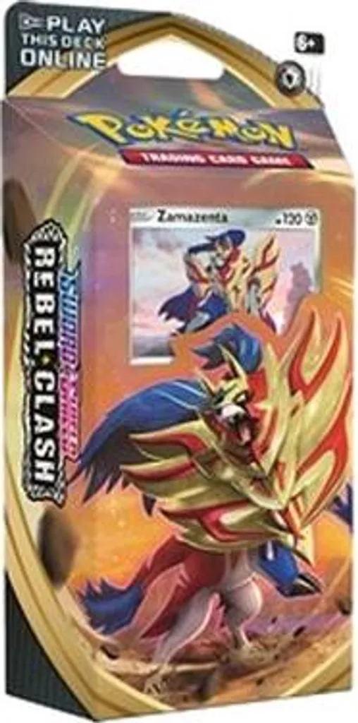 Pokémon Deck Thématique Zamazenta Rebel Clash avec Carte Holo et Accessoires