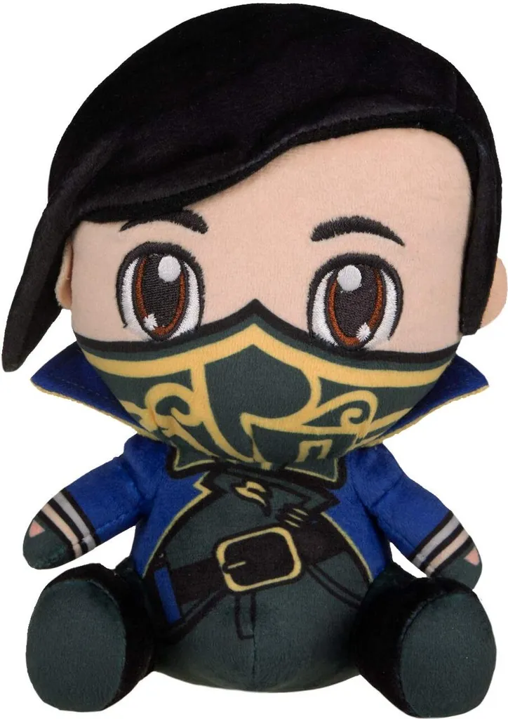 Peluche Dishonored Emily Kaldwin de 17cm - Figurine Souple Stubbins