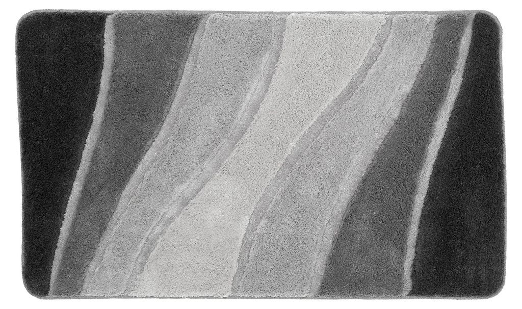 Kleine Wolke Badteppich OCEAN Schiefer 70 x 120 cm