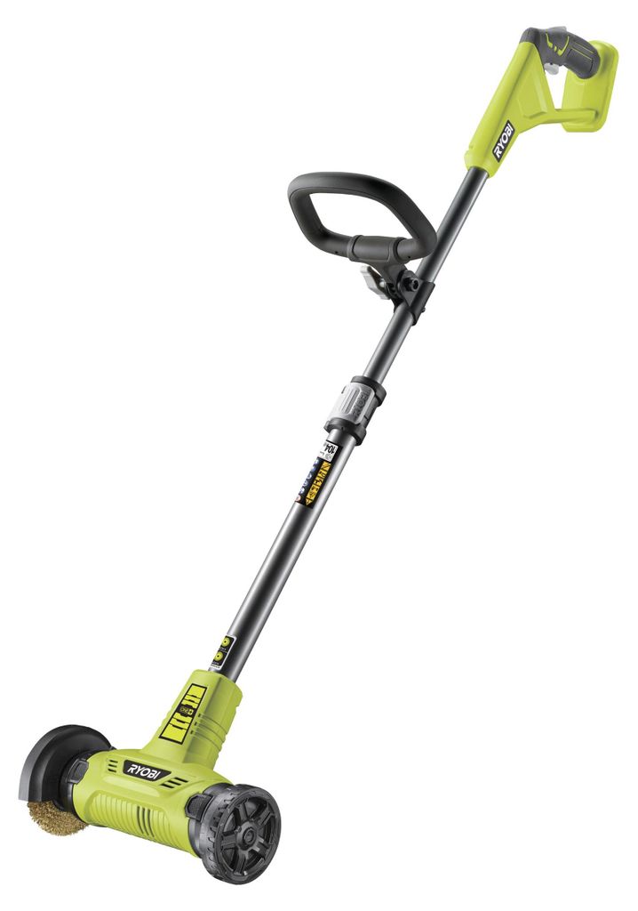 Ryobi Li-Ion Schnurloser Terrassenreiniger Mit Drahtbürste Produktbild 