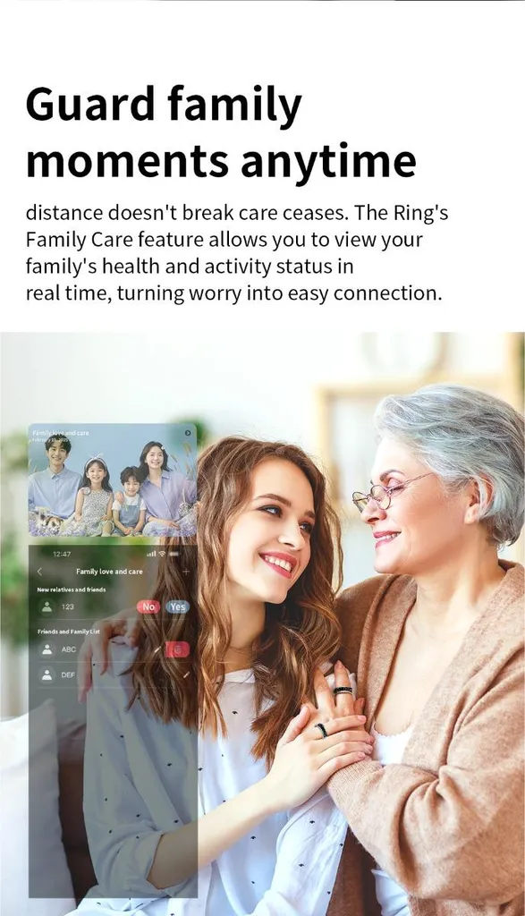 INF Smart Ring Argento 9: Anello Intelligente con Display e Ricarica - 8