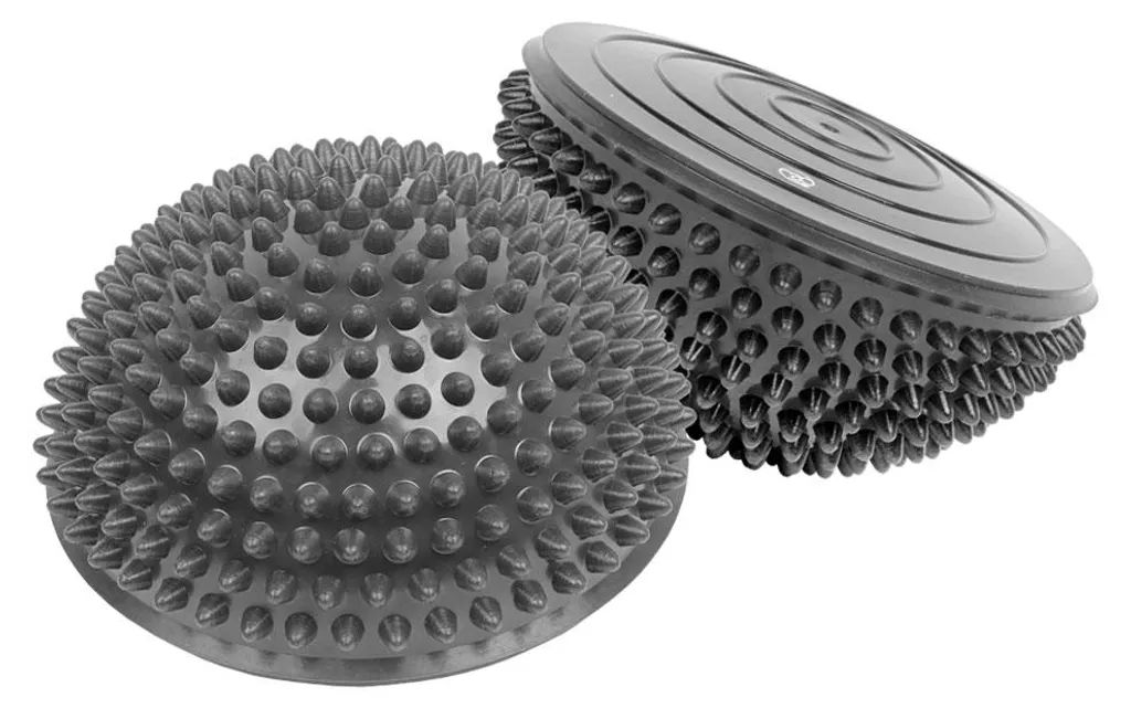 Balance Pods Fitness-Mad Gris 16,5cm - Dômes d'Entraînement à Picots
