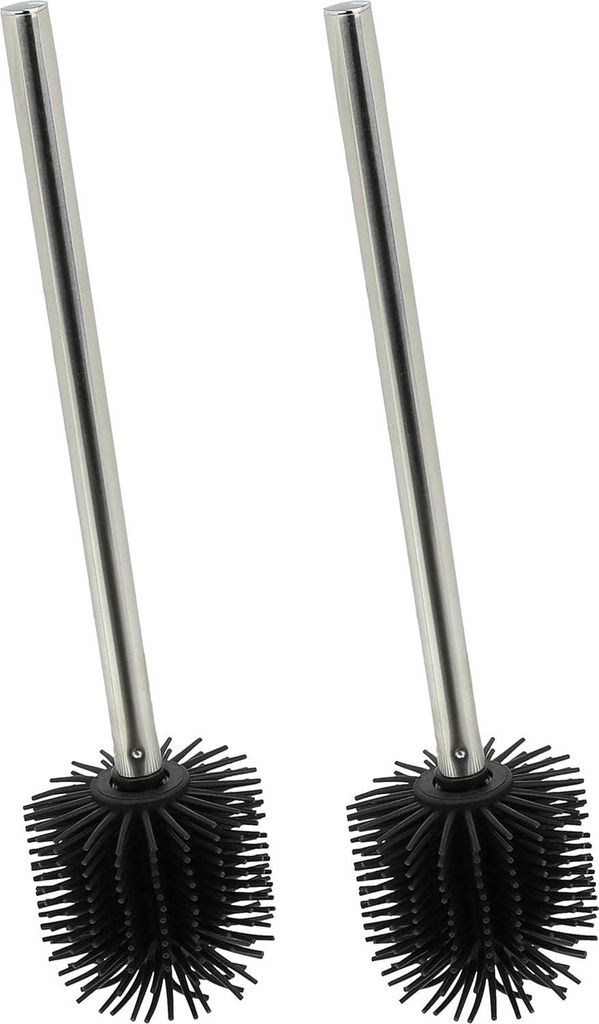 relaxdays Toilettenbürste Silikon 2er Set