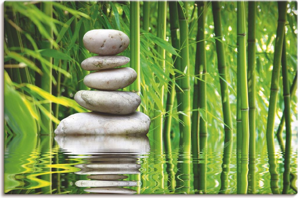 ARTland Leinwandbild Balance Größe: 40x30 cm