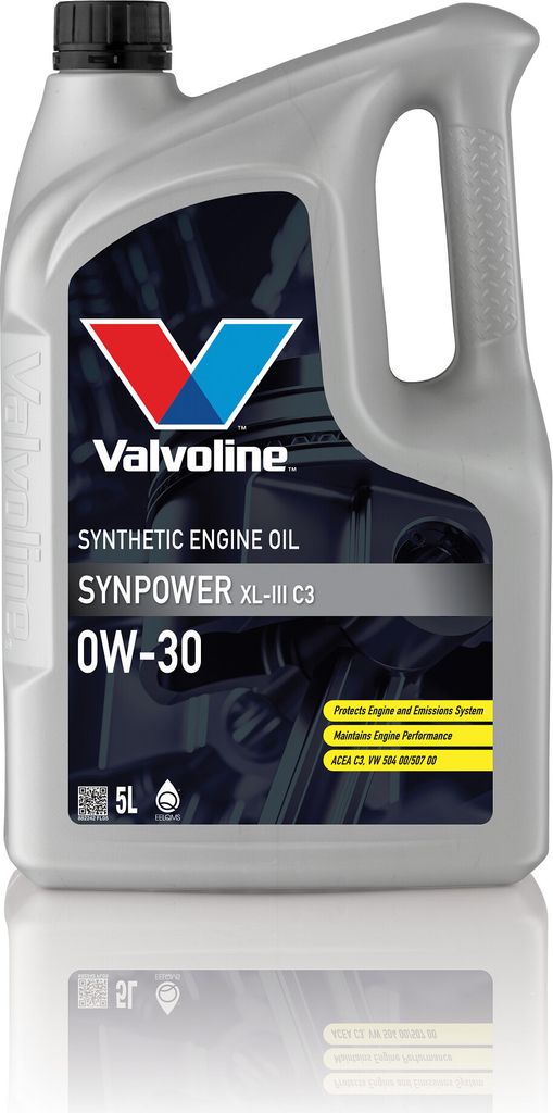 VALVOLINE 5 Liter Motoröl SYNPOWER XL-III C3 0W30 SW