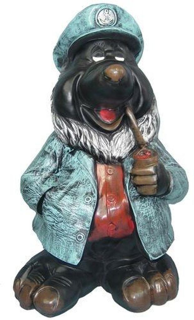 Design Maulwurf Figur Garten Statue Skulptur Figuren Skulpturen Deko c235 Neu