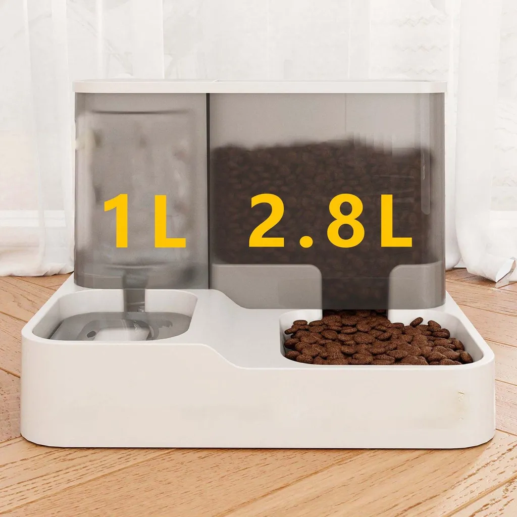 Solution anti-oubli : distributeur eau et croquettes pour animaux domestiques