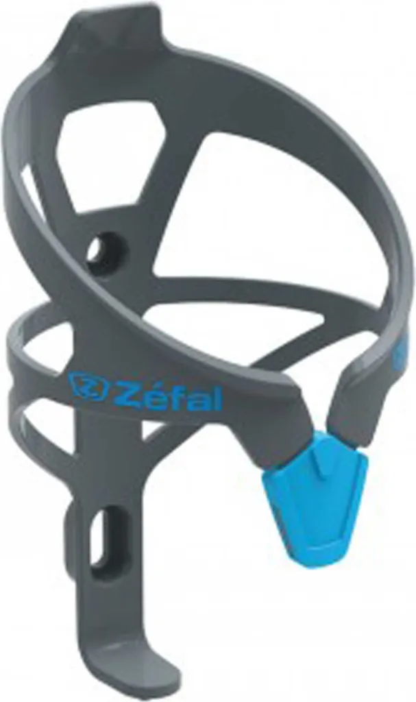 Porte-bidon Zéfal Pulse A2 Gris et Bleu Cyan - Fixation Vélo Légère