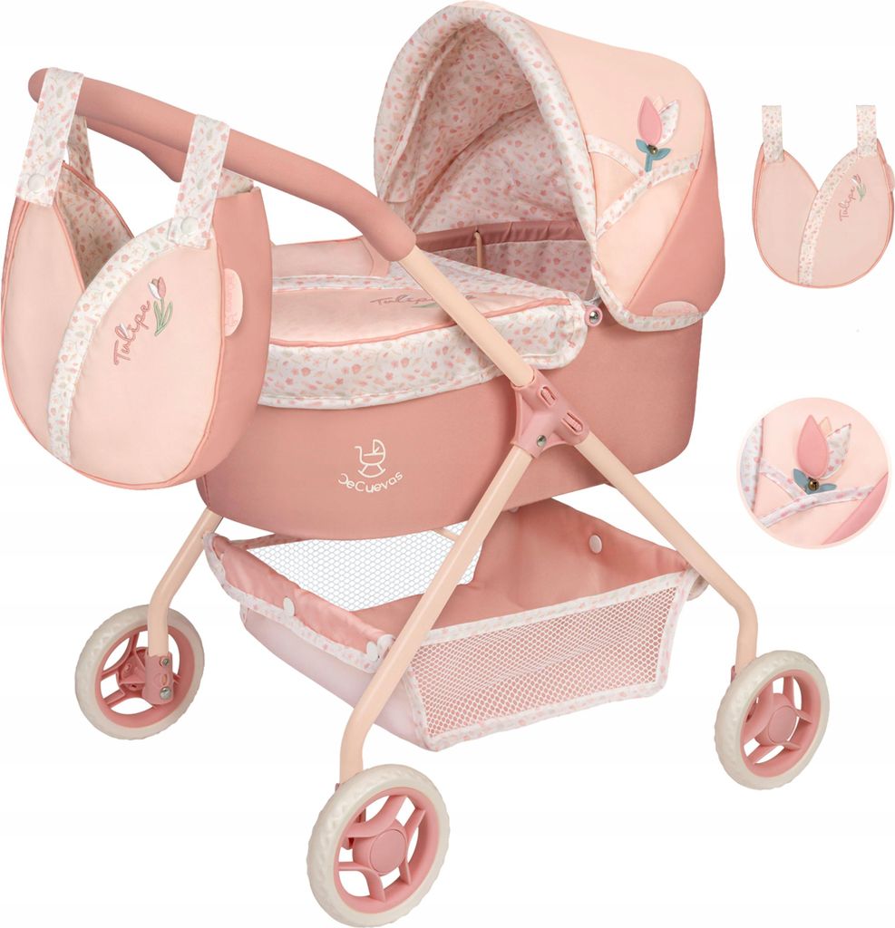 Wózek dla lalek Tulipe My First DeCuevas Toys 86074 Zdjęcie produktu 