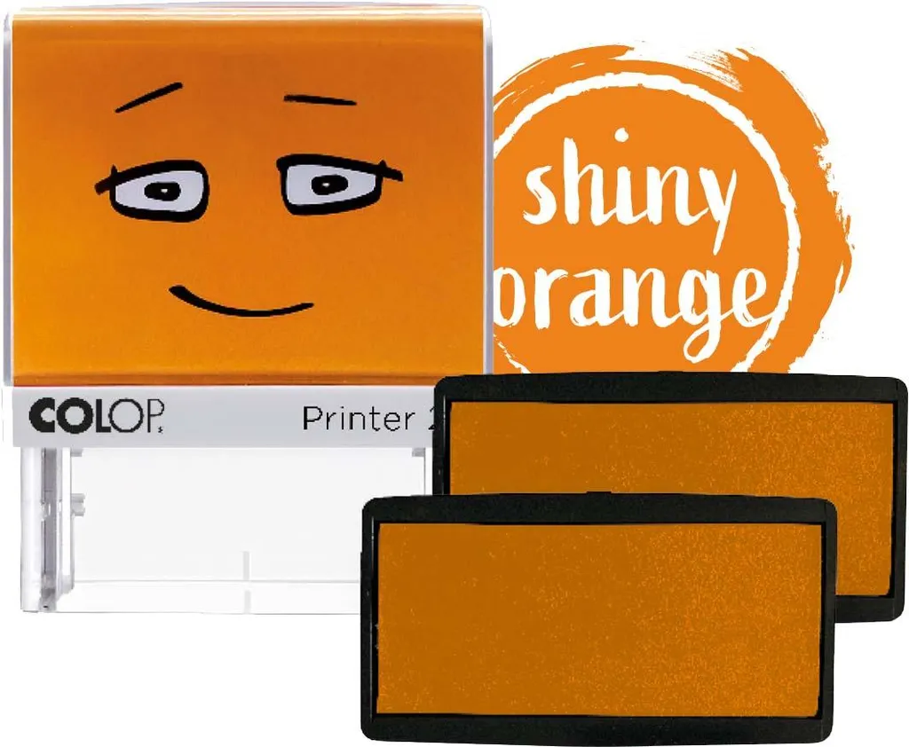 COLOP NIO 9C 164853 Coussin Encreur de Rechange Orange pour Tampon