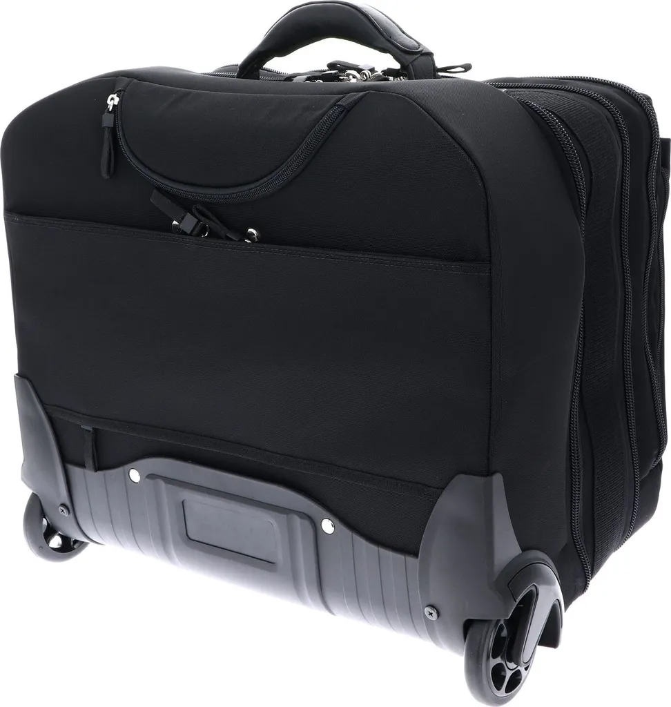 Trolley Ordinateur Soho 45cm - Pilot Case Noir Haute Qualité à Roues - 4