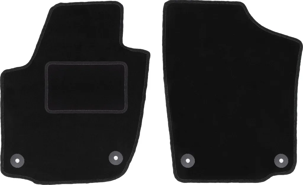 Tappetini Anteriori Seat Toledo IV (2012-) Velour Nero su Misura