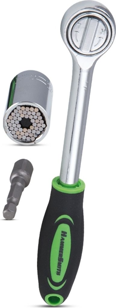 Hammersmith PowerGrip 1 Stk Universalschlüssel Universalnuss für Schrauben, Muttern, Haken FlexiGrip Mediashop