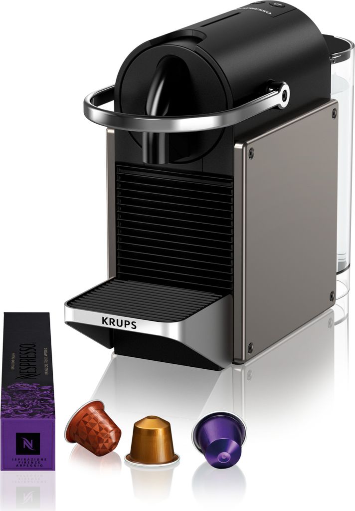 Nespresso Krups Pixie XN306T Kapselmaschine titan Obrázok produktu 4