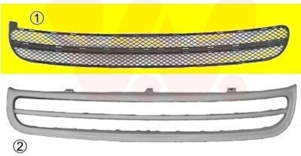 VAN WEZEL 5803490 - OE 1C0807681B01C Lüftungsgitter, vorne für New Beetle