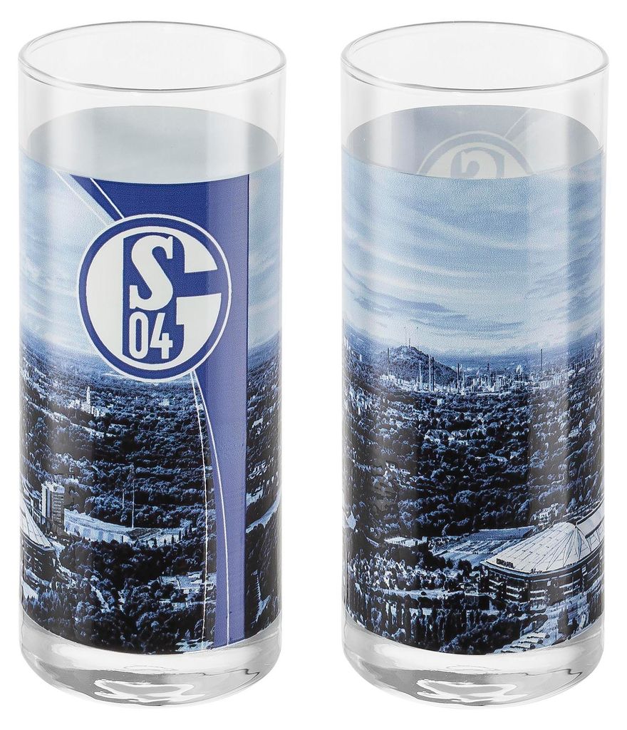FC Schalke 04 S04 Glas 2er-Set Produktbild 