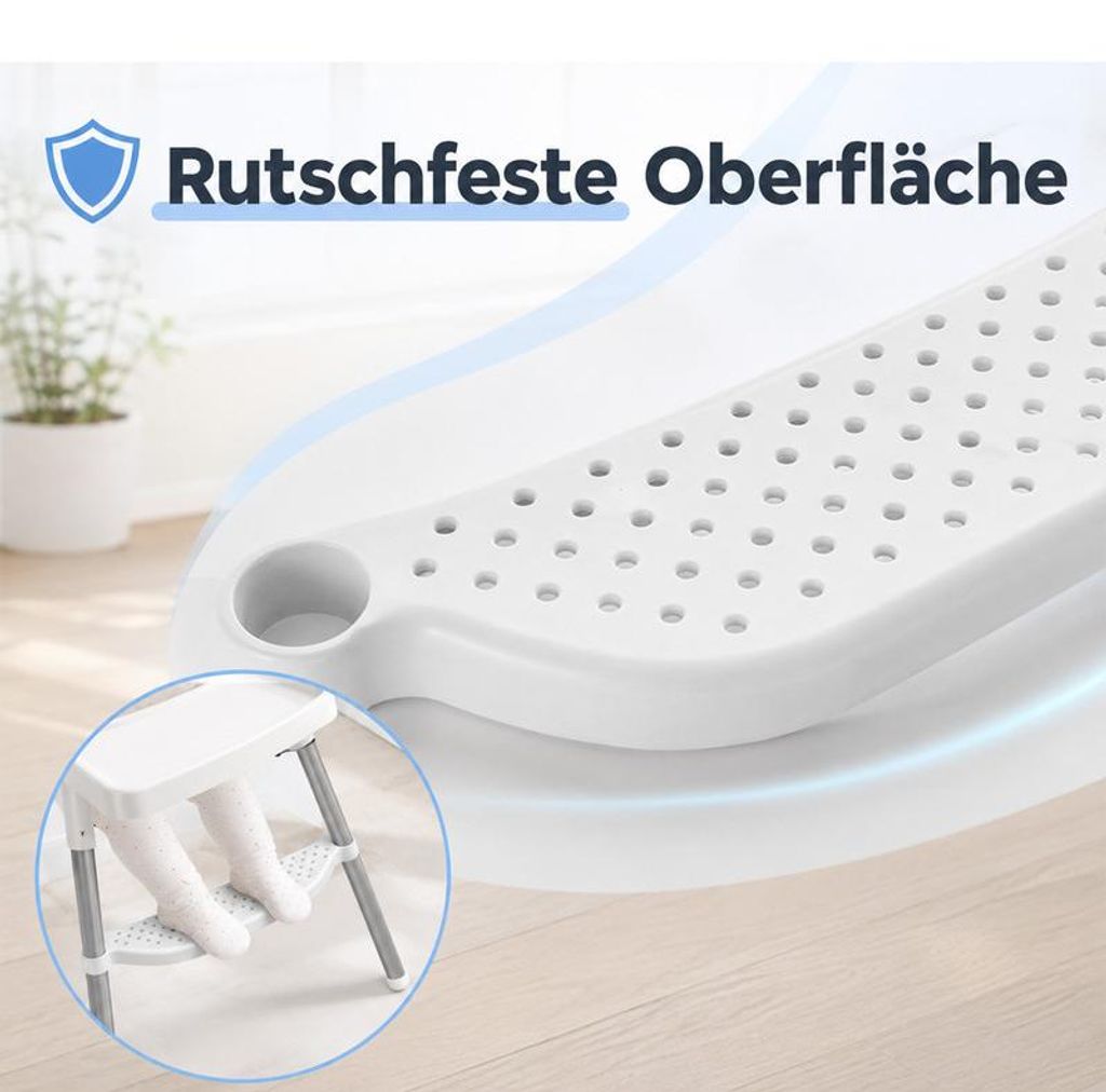 Hochstuhl Fußstütze 46cm Kinder, robustes Fußbrett Produktbild 