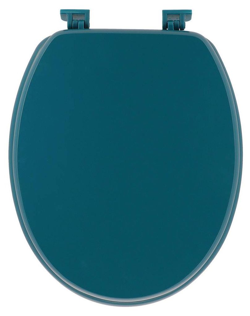 Wc-deckel mdf 18 zoll kunststoffbefestigungen - tahiti-blau - Tendance