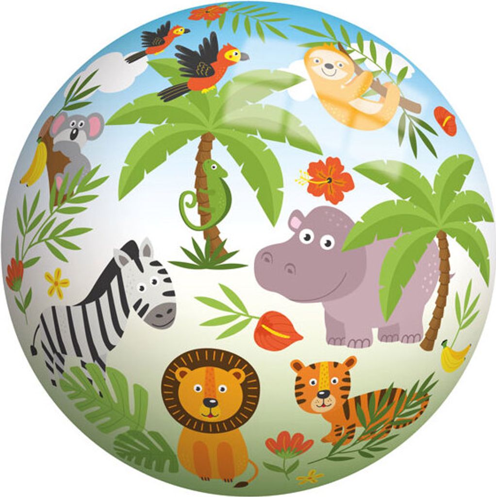 John® Spielball Jungle World mehrfarbig, Ø 13,0 cm, 1 St. Produktbild 