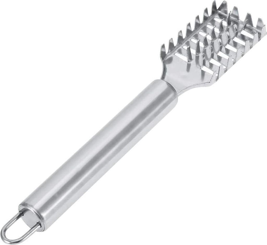 Fischschupper Fischmesser Edelstahlgriff Fischschuppen Rasiermesser Fischreinigungswerkzeug