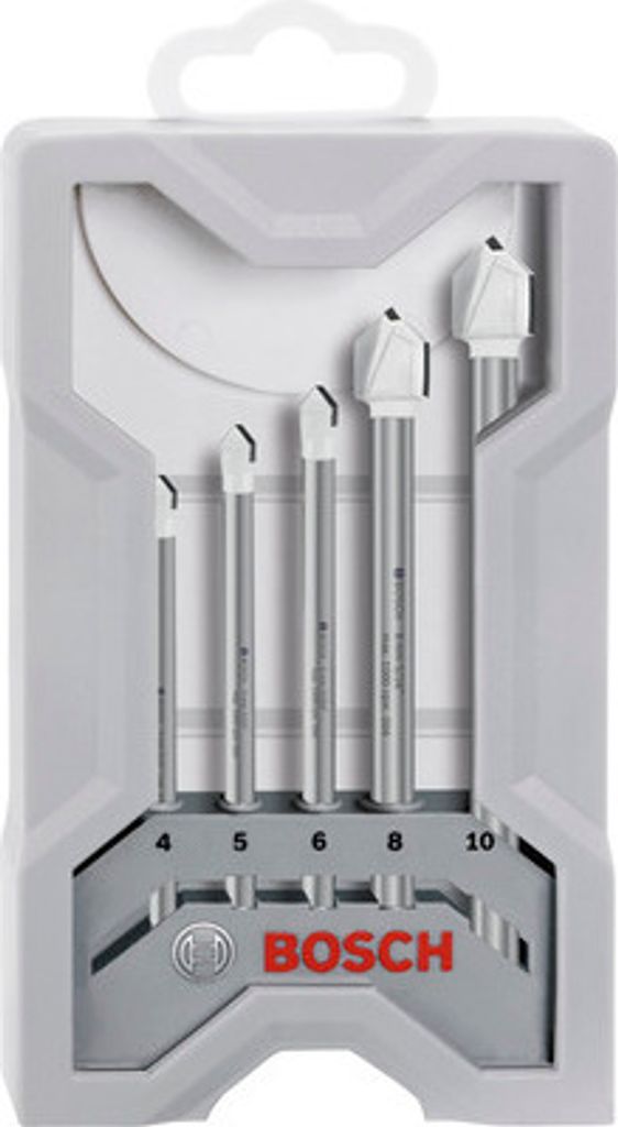 CYL-9 Ceramic Fliesenbohrer Set, 4/5/6/8/10 mm, 5-tlg. Produktbild 