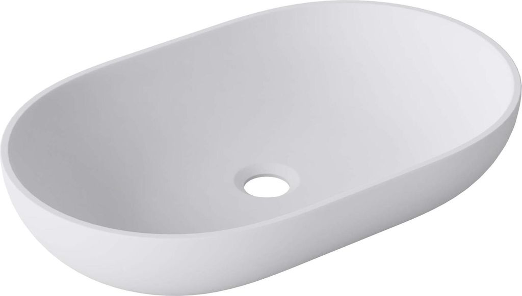 doporro Lavabo da Appoggio, Lavandino Bagno 54x34x10.5cm, Immagine del prodotto 