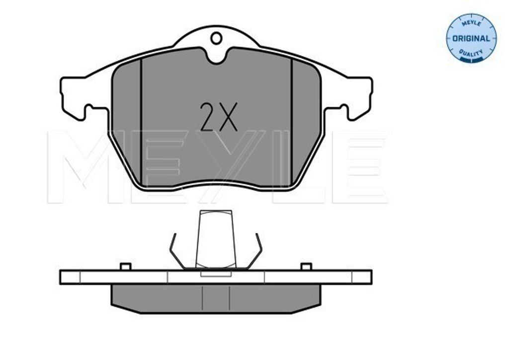 MEYLE 025 218 2919 Bremsbeläge Vorne für OPEL Astra G CC (T98) VECTRA B (36) Calibra A (C89) VECTRA B Caravan (31) für SAAB 9-5 Kombi (YS3E)