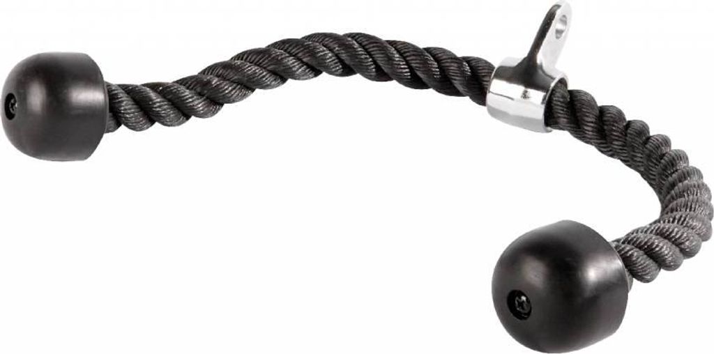 Lifemaxx Tricep Rope Doppel-Rope Schwarz 70 cm