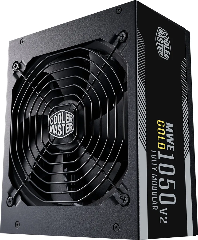 Alimentation PC 1050W Cooler Master MWE Gold V2 Entièrement Modulaire