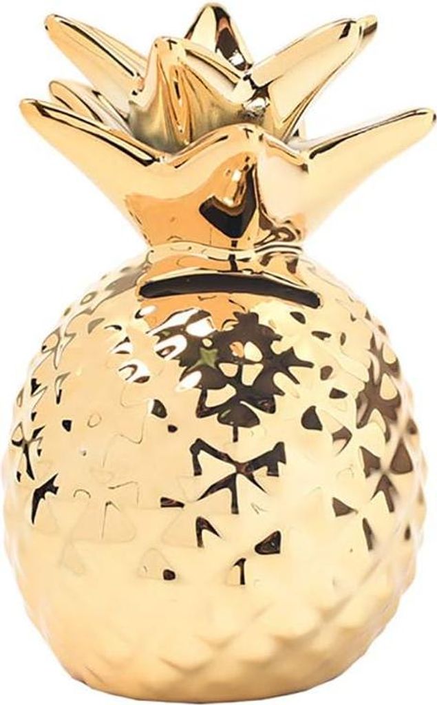 Keramische Ananas Spardose - Lustige Sparschwein-Ornamente - Kreative Wohnkultur