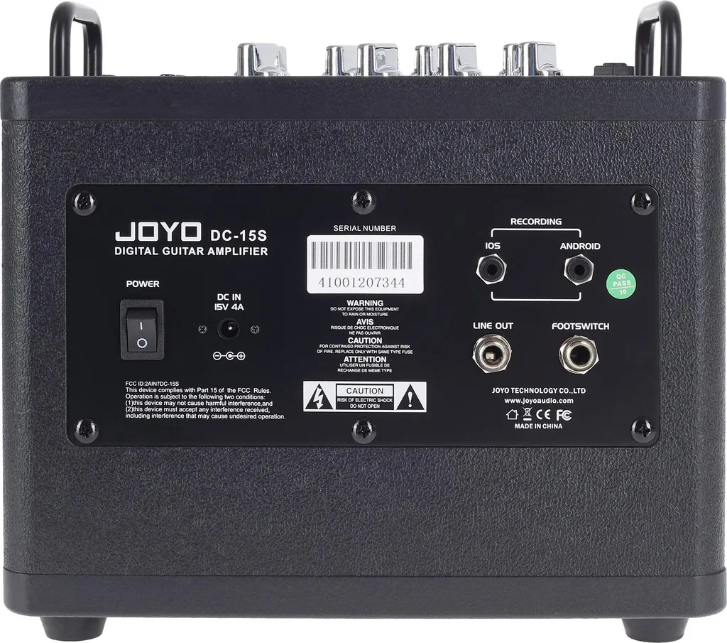 Joyo DC-15S ampli guitare à modélisation avec batterie et Bluetooth - 4