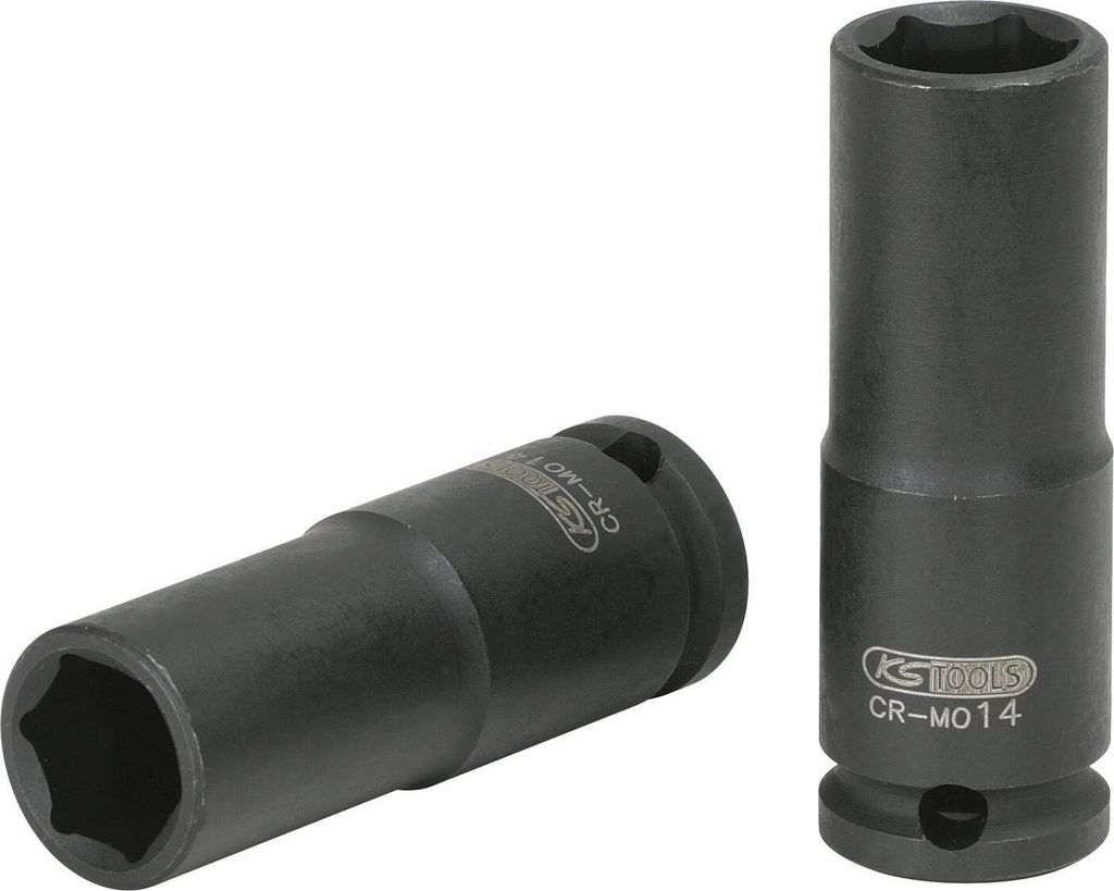 KS Tools 3/8" Sechskant-Kraft-Stecknuss, lang, 17mm