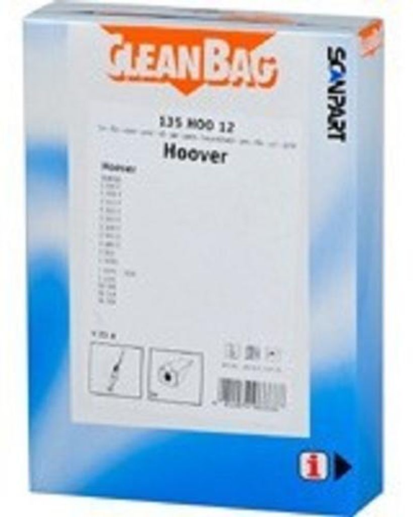 Cleanbag Staubsaugerbeutel 135HOO12 für Hoover H21A