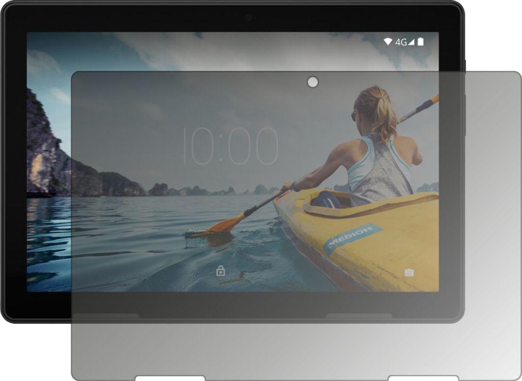 Schutzfolie für Medion Lifetab P10710 mit Sichtschutz Blickschutz Folie