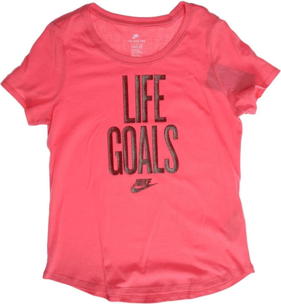 Nike Sportswear T-Shirt AH7394823 Pink klassischer Schnitt EU-Größe 137–146