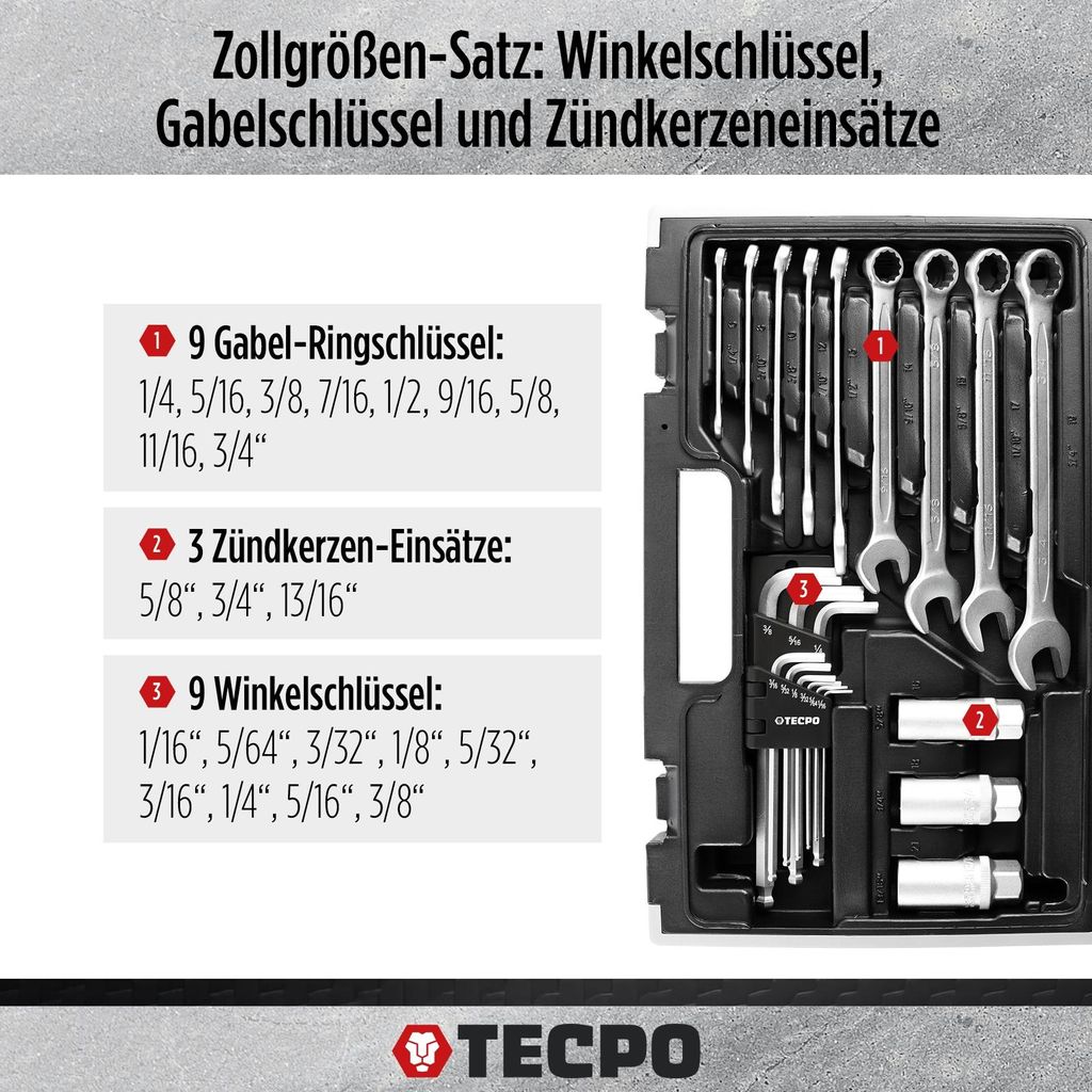 Steckschlüssel-Set 1/4 Zoll – 4-tlg. Mit Verlängerungen 75/150/230/300 Mm, Kugelarretierung