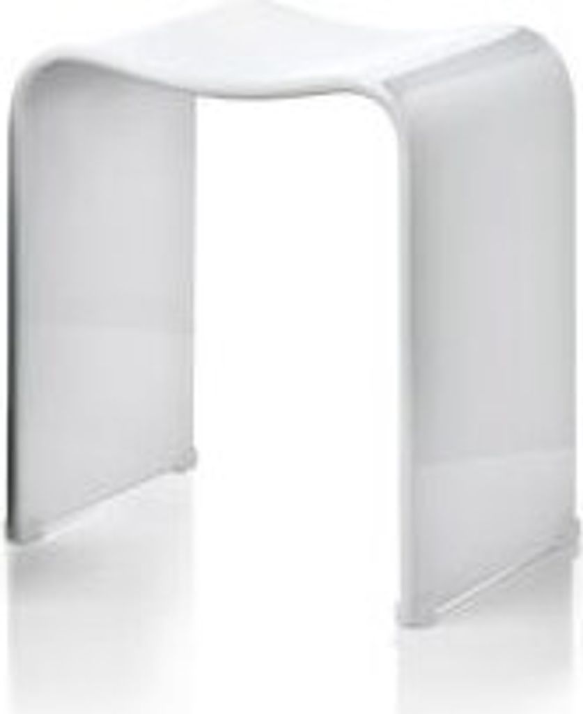 Decor Walther: Acryl-Hocker HECTOR weiß (DW 80 - 0506850) Produktbild 